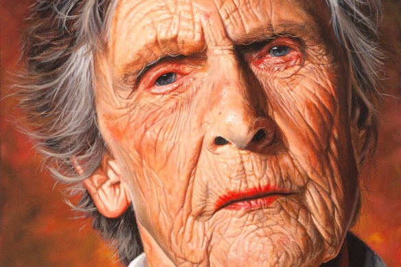 The National Portrait Gallery may have closed its physical doors but art lovers can still check out the finalists in the Darling Portrait Prize, including David Darcy's portrait of environmental campaigner Wendy Bowman.