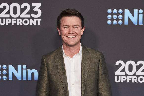 Alex Cullen at an internal Nine event in 2023.