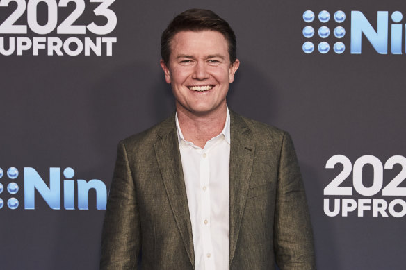 Alex Cullen at an internal Nine event in 2023.