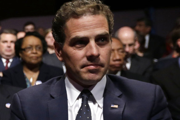 Hunter Biden, whose business dealings with Ukraine were the focus of Trump administration scrutiny.