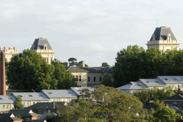 Kew Lunatic Asylum, where Charlotte is incarcerated in Tara Calaby’s novel