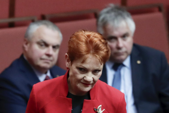 Employers and unions are trying to sway crossbench senators Pauline Hanson, Stirling Griff (left)  and Rex Patrick on industrial relations.
