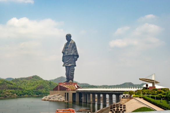 The Statue of Unity in India is the world’s largest.