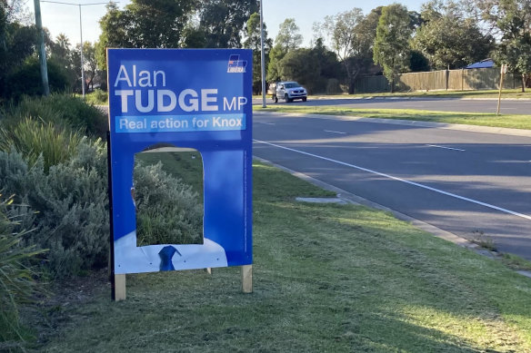 Alan Tudge has not been easy to find in the campaign.