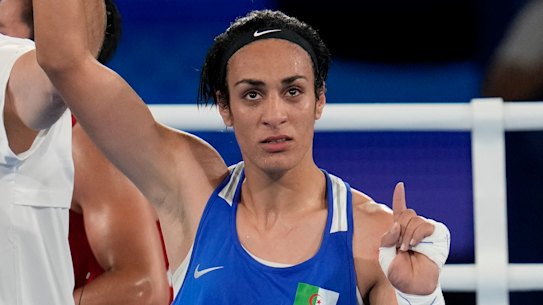 Algeria’s Imane Khelif is through to the gold medal bout.