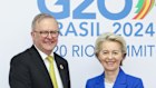 Prime Minister Anthony Albanese and European Commission president Ursula von der Leyen