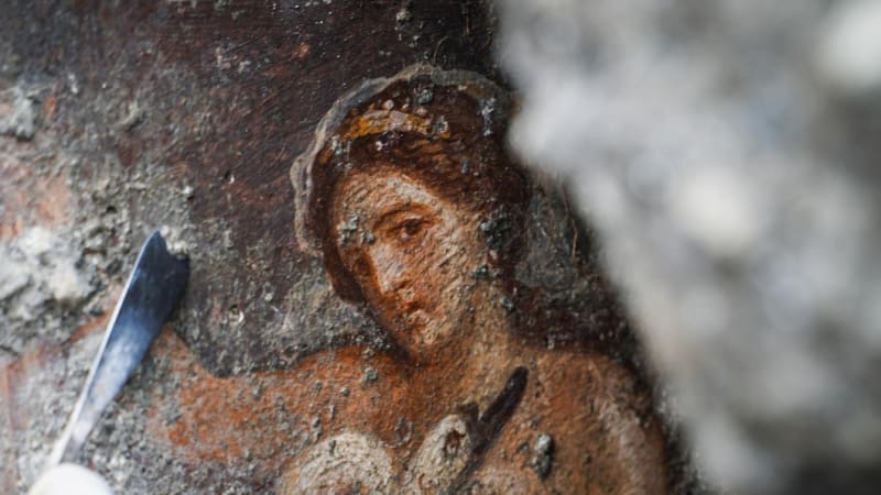 Image result for pompeii Sensual fresco discovered