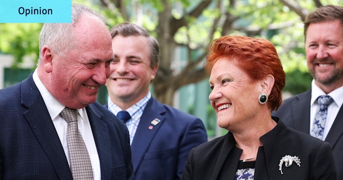 Why the rise of One Nation is a middle finger to the whole political circus