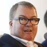 SYDNEY, AUSTRALIA - MARCH 03: Peter Wiggs from Archer Capital attends a panel during the 14 Annual Private Equity & Venture Forum Australia & New Zealand on March 3, 2017 in Sydney, Australia. (Photo by Daniel Munoz/Fairfax Media)
