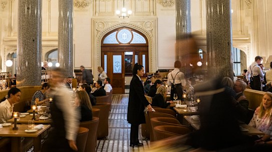 Melbourne’s newest dining cathedral, Reine & La Rue.