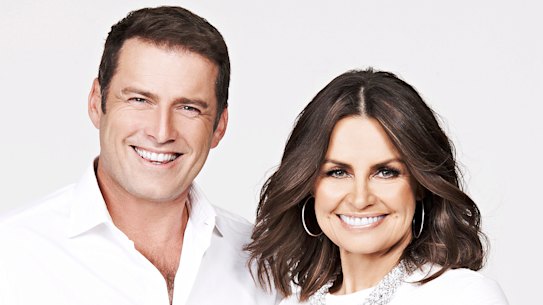 Karl Stefanovic and Lisa Wilkinson during their time as co-hosts on the Today show. 