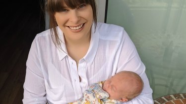 New mum Felicity Williams is looking forward to seeing her family when the lockdown rules change.