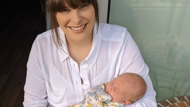 New mum Felicity Williams is looking forward to seeing her family when the lockdown rules change.