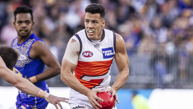 Dylan Shiel made his debut for the Giants in 2012.