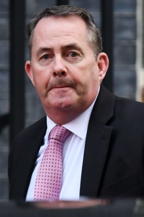 British Trade Secretary Liam Fox.