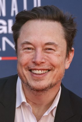 Elon Musk, CEO of Tesla.