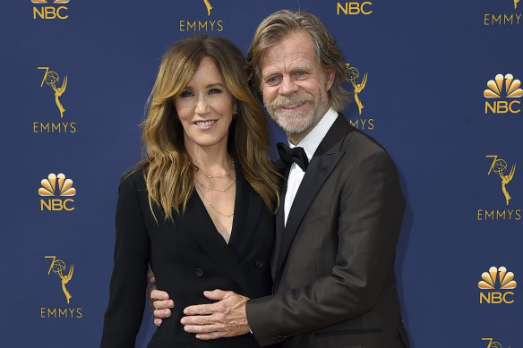 Huffman is married to William H Macy, with whom she has two adult daughters.