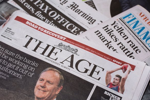 The Age is Victoria's most-read news title.
