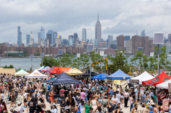 Eat your way around the world at Smorgasburg.