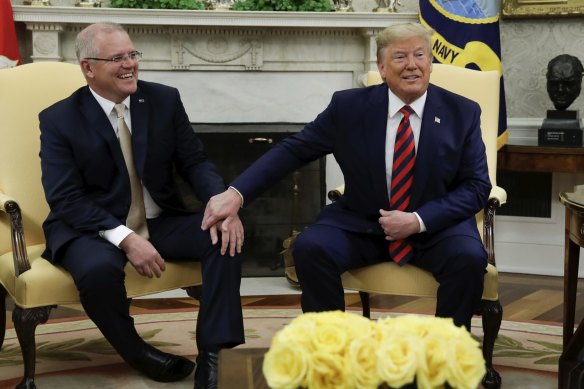 The Morrison government has strong ties with the Trump administration. 