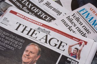 The Age is Victoria's most-read news title.