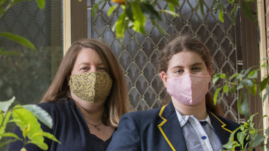Claire Brevin and her daughter Eleanor are taking a slow and steady approach to re-entry after lockdown.