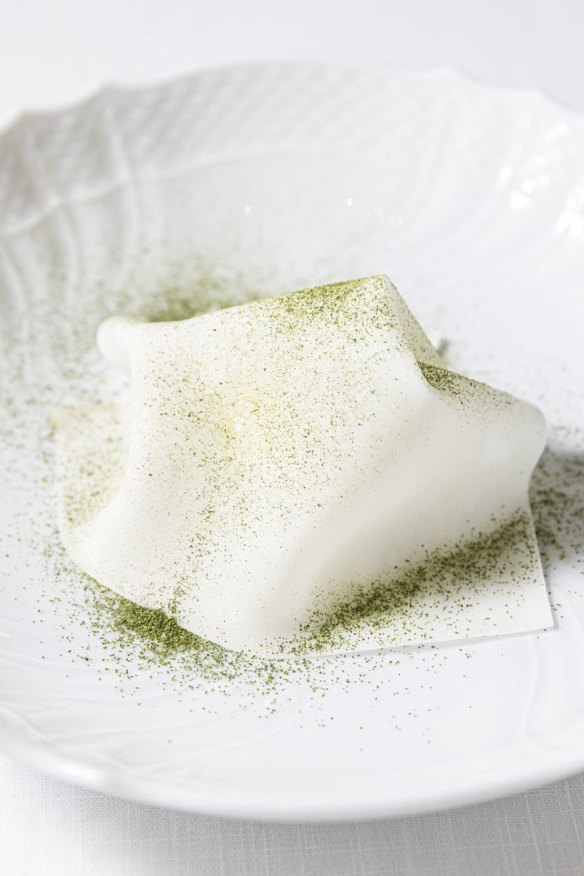 Mochi dessert.
