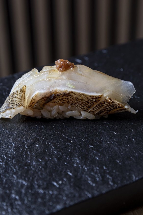 King George whiting nigiri.