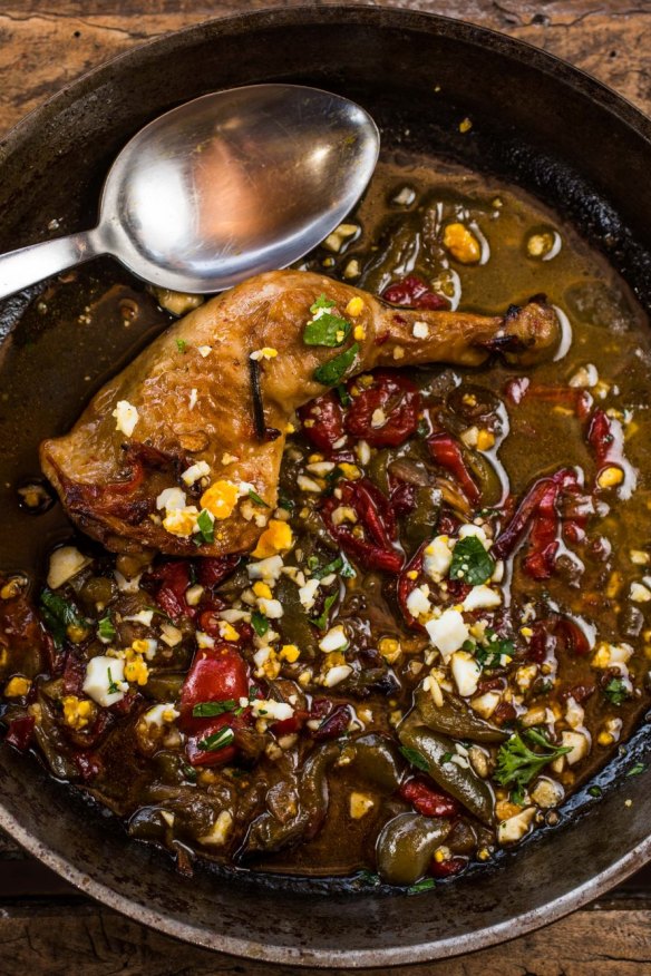 Spanish chicken at the Bunyip.