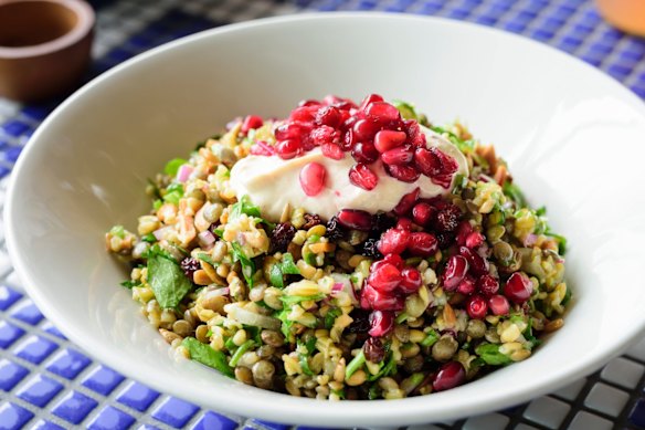 Cypriot grain salad remains the GOAT of grain salads.