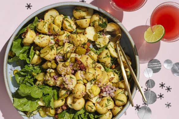 Potato and pickle salad.