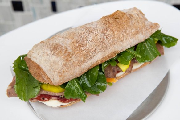 The deli sandwich at Good Ways Deli in Redfern.