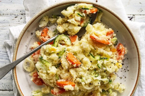 Break out the masher for this Japanese-style potato salad.