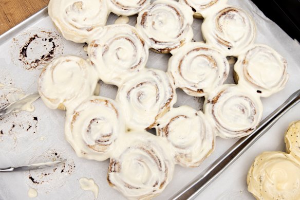 Sebby’s famous cinnamon scrolls.
