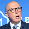 Opposition Leader Peter Dutton on Friday.