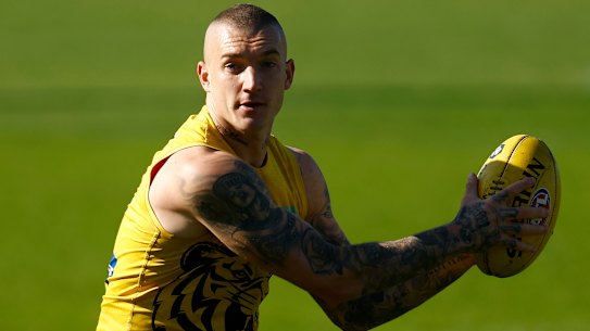 Dustin Martin is poised to return for the Tigers in the finals after nine weeks out with a hamstring injury.