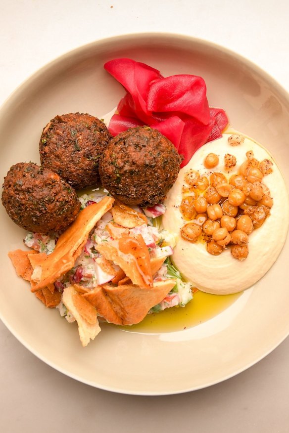 Falafel salad.