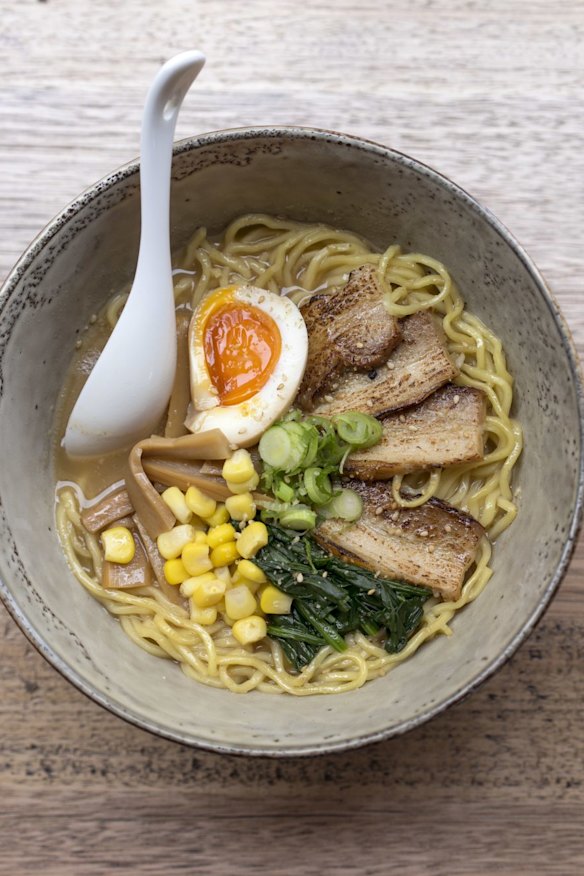 Chicken-broth ramen spiked with fish sauce.