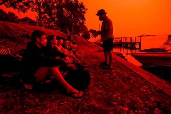 Mallacoota was a town under siege from fire over the new year.