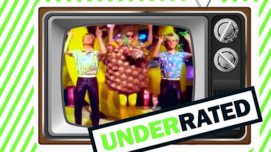 Forget Blue Poles: the Agadoo film clip should be projected, on loop, 24/7.