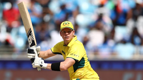 Steve Smith scored a fighting half-century in his final ODI innings.
