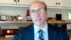 Jeffrey Bleich appears at a Nuix investor meeting in 2021.
