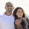 Guillaume wears Orlebar Brown T-shirt and chinos, Gucci sunglasses from Eyewear Index, Chopard watch. Tamie wears Dior dress, bra and briefs.