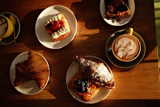 A collection of pastries at Beurre Noisette in Milton.