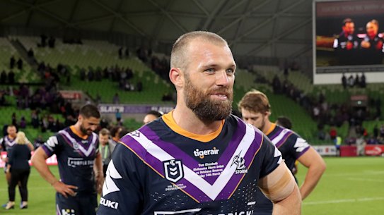 Tom Eisenhuth following his Storm debut in round one.