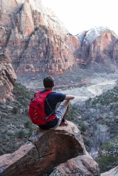 Angels Landing in Zion national Park.