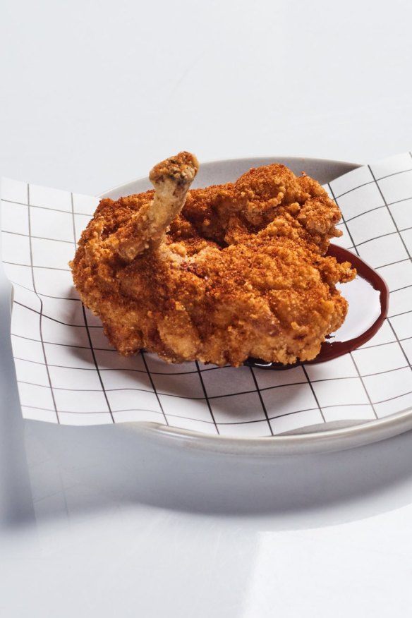 Taiwanese-style chicken chop.