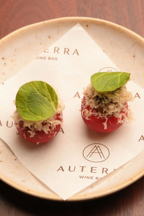 Radish and walnut.