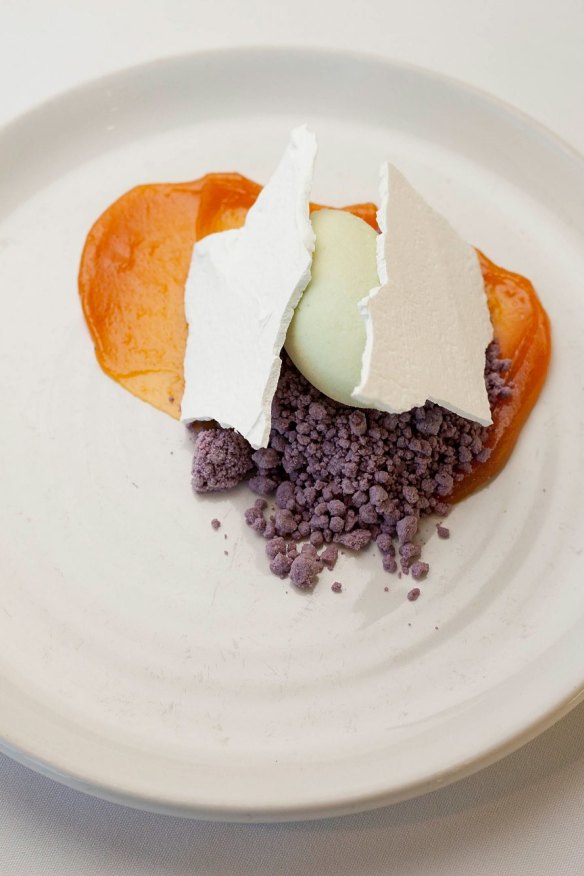 Coriander grapefruit dessert.