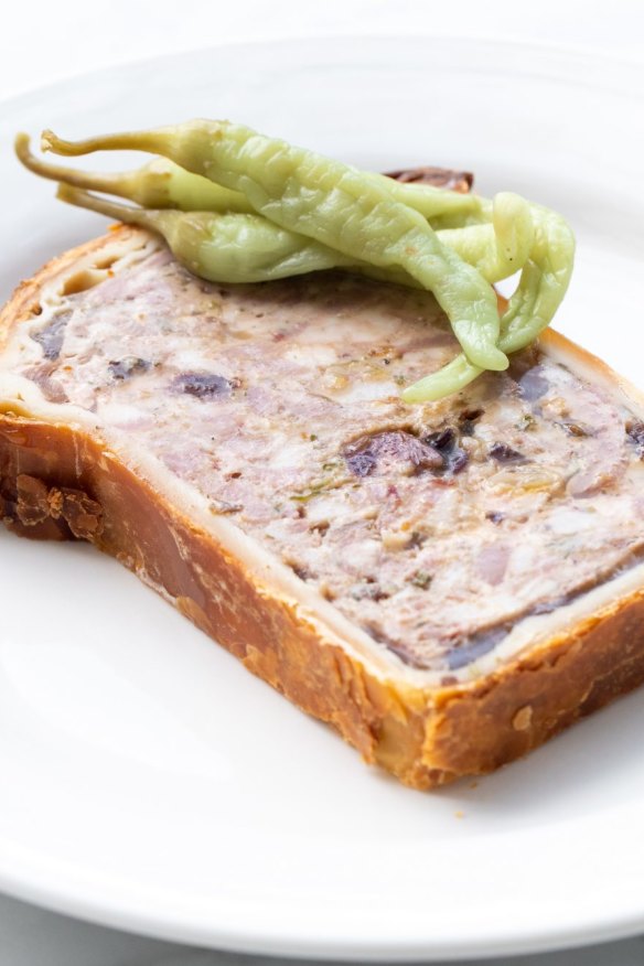 Pate en croute du jour.
